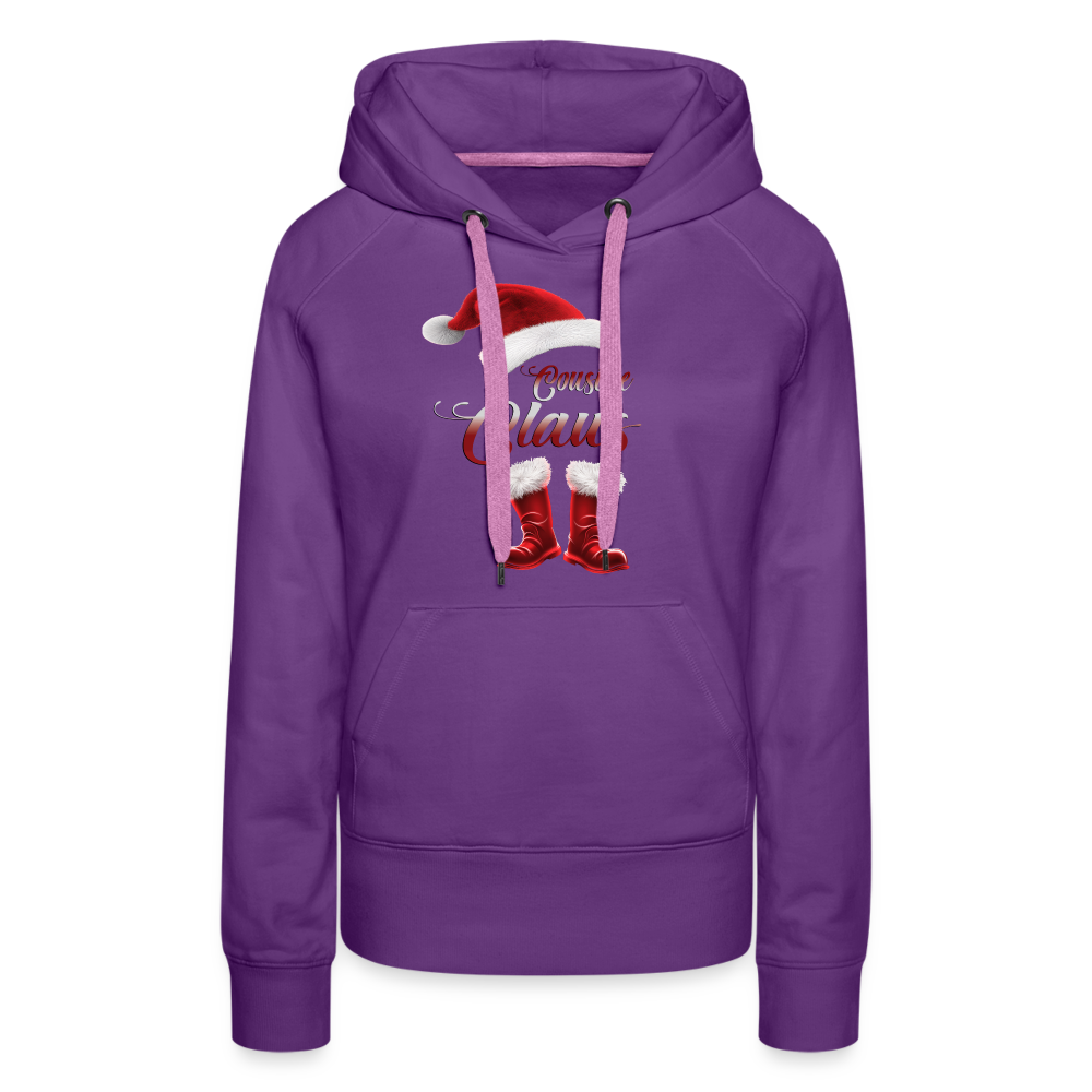 Cousine Claus Premium Hoodie - Purple