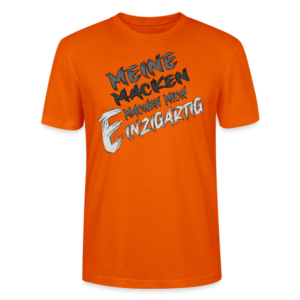 Einzigartige Macken T-Shirt - Tieforange