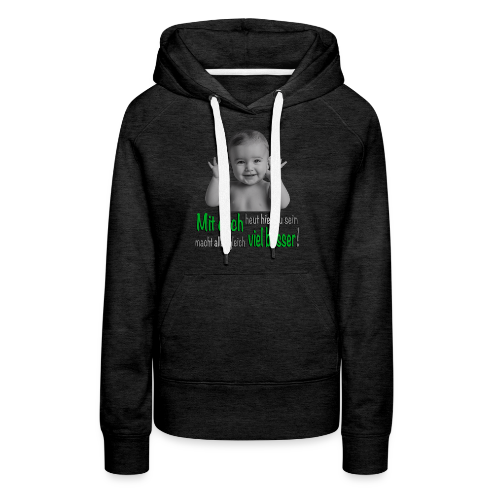 Mit euch viel besser Premium Hoodie - Anthrazit