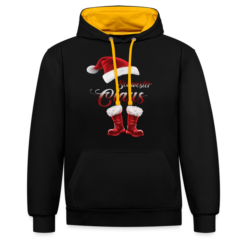 Schwester Claus Hoodie - Schwarz/Gold