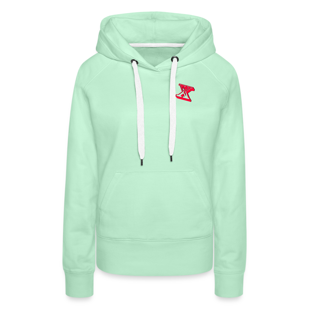 Frauen Freizeit Premium Hoodie - helles Mintgrün