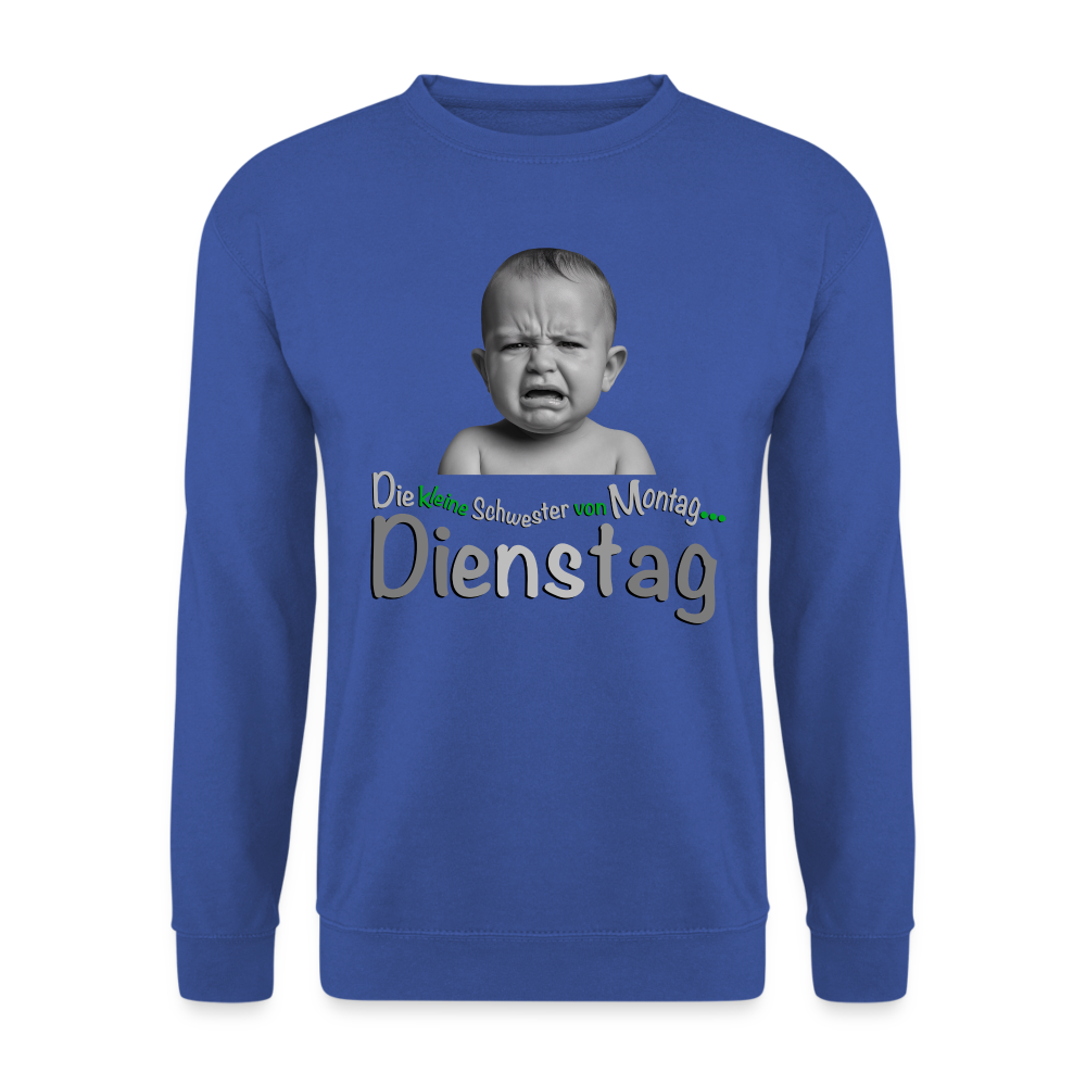 Der Sweater für für Dienstags - Royalblau