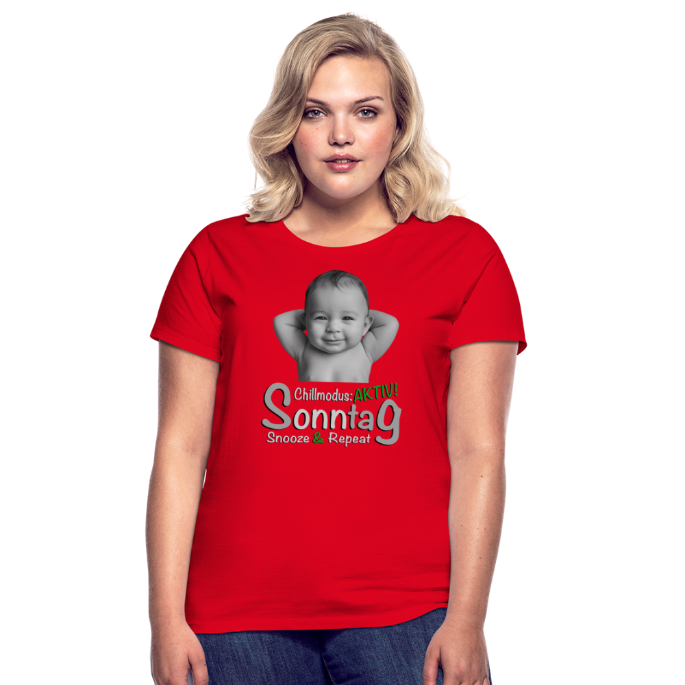 Chillivanillie Sonntags T-Shirt - Rot