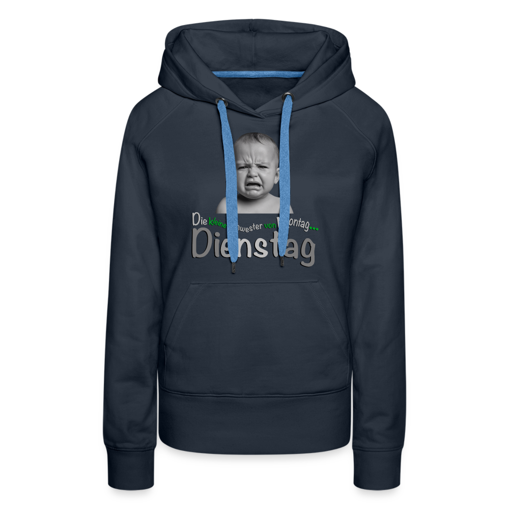 Der Hoodie für Dienstags - Navy