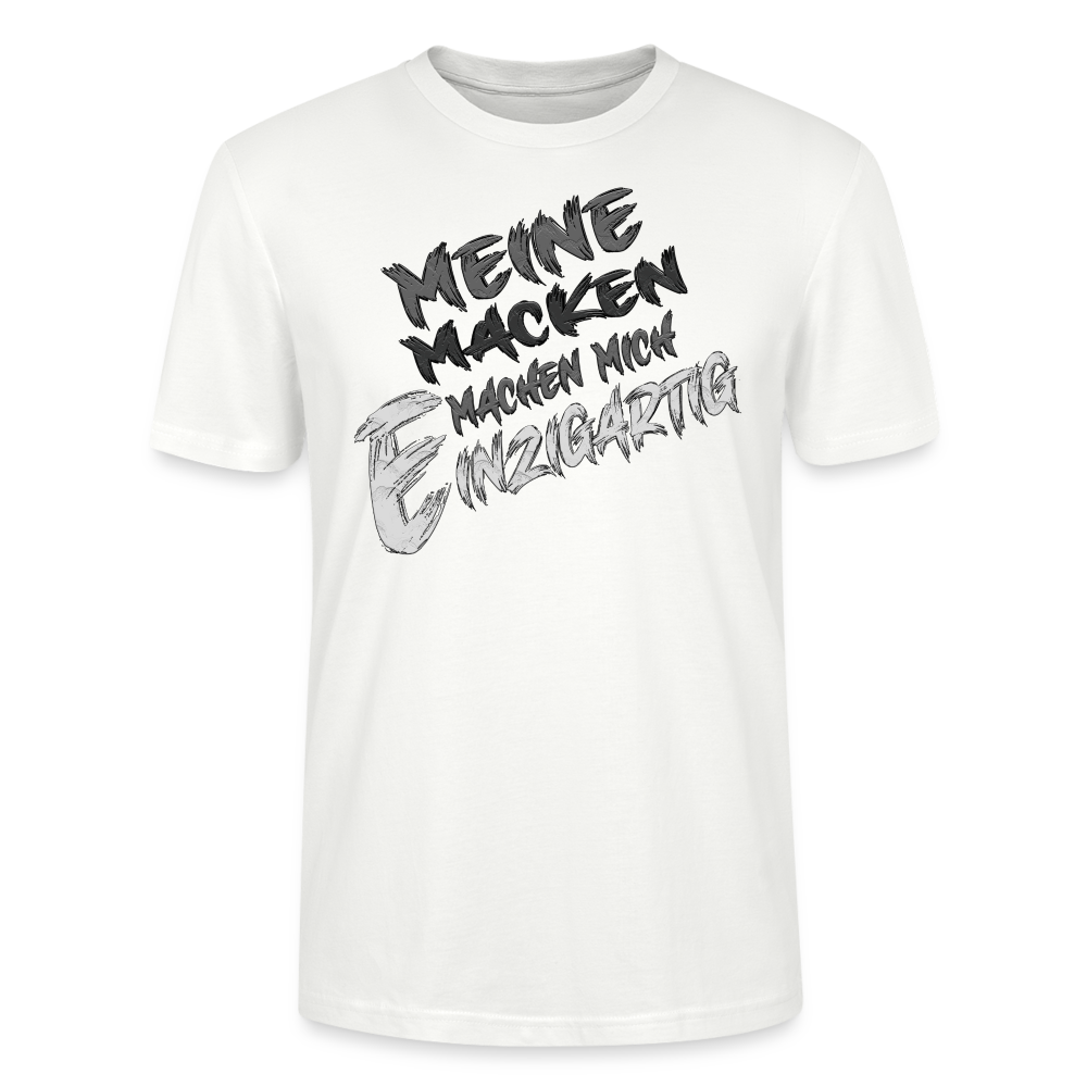 Einzigartige Macken T-Shirt - Weiß