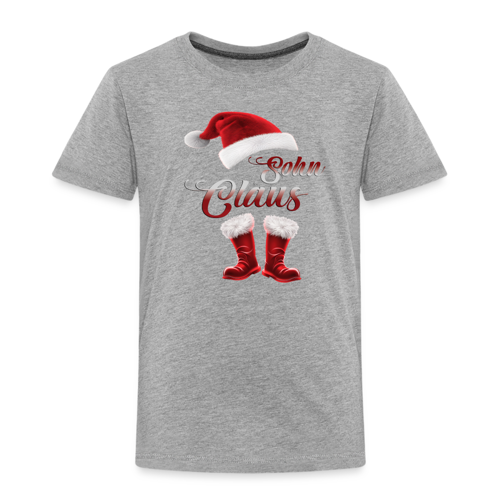 Sohn Claus Kinder T-Shirt - Grau meliert