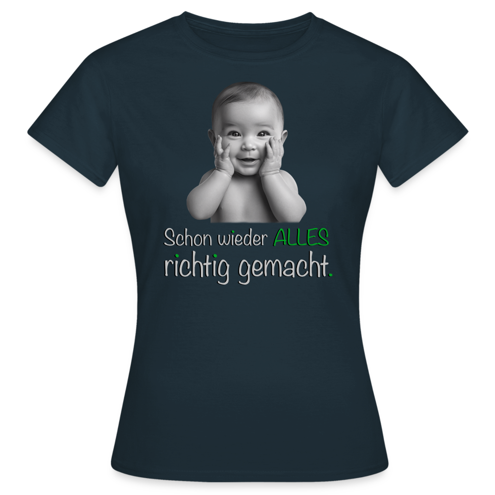 Das ,,Alles richtig gemacht'' Shirt - Navy