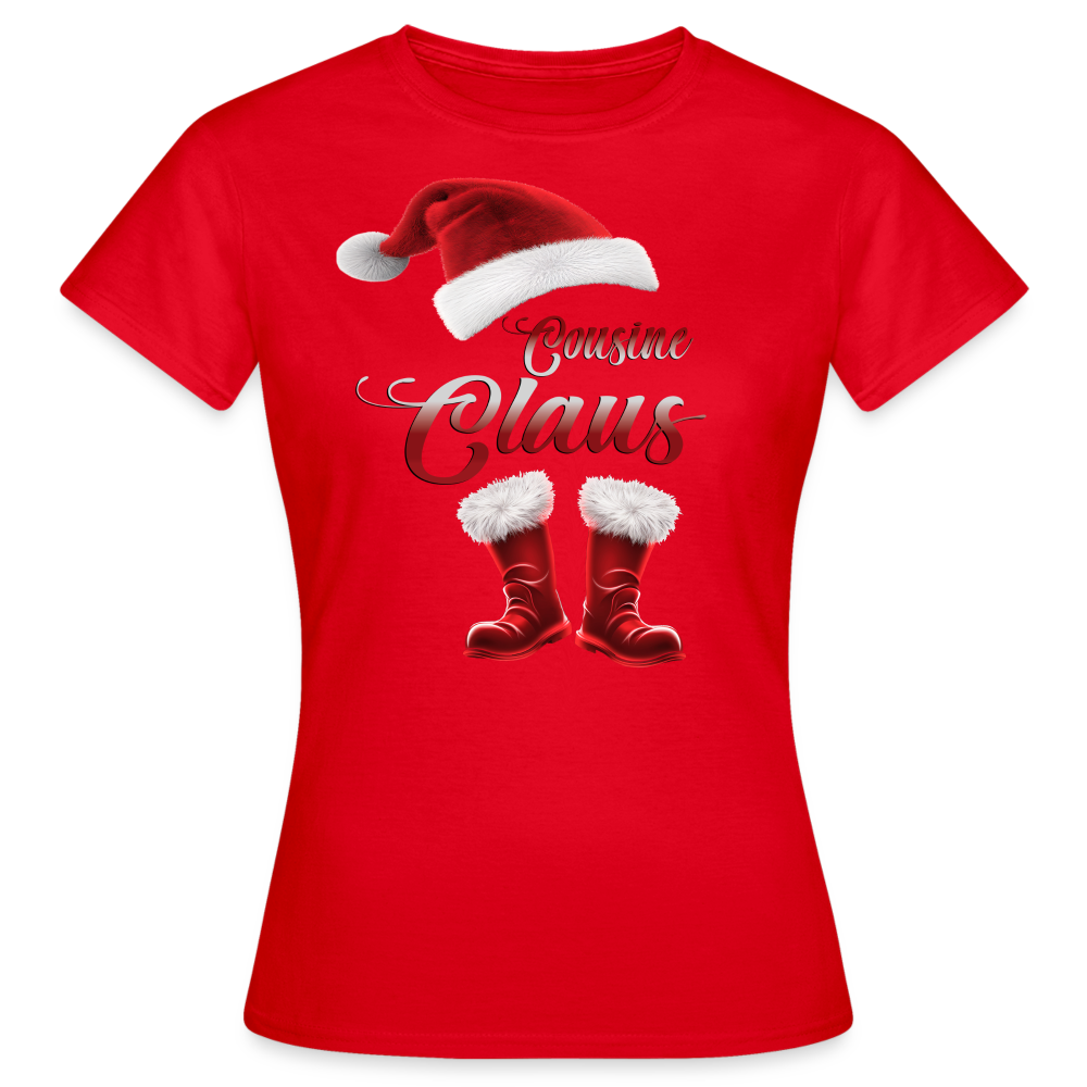 Cousin Claus T-Shirt - Rot