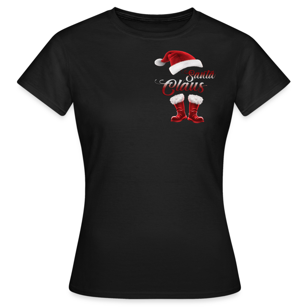 Santa Claus T-Shirt - Schwarz