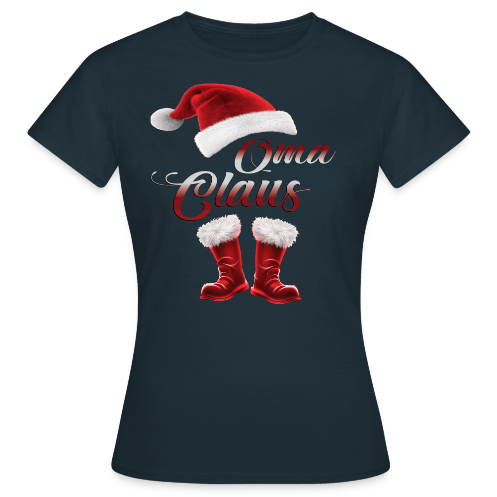 Oma Claus T-Shirt - Navy