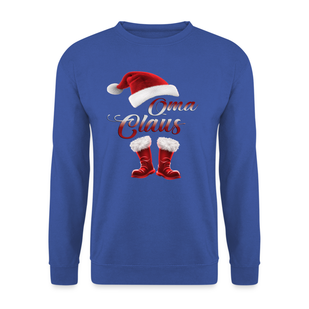 Oma Claus Pulli - Royalblau