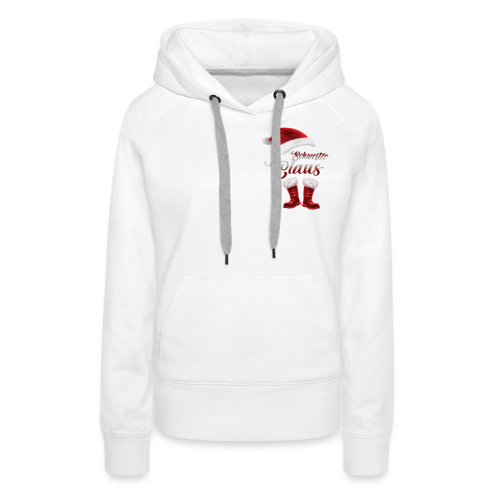 Schwester Claus Premium Hoodie - Weiß