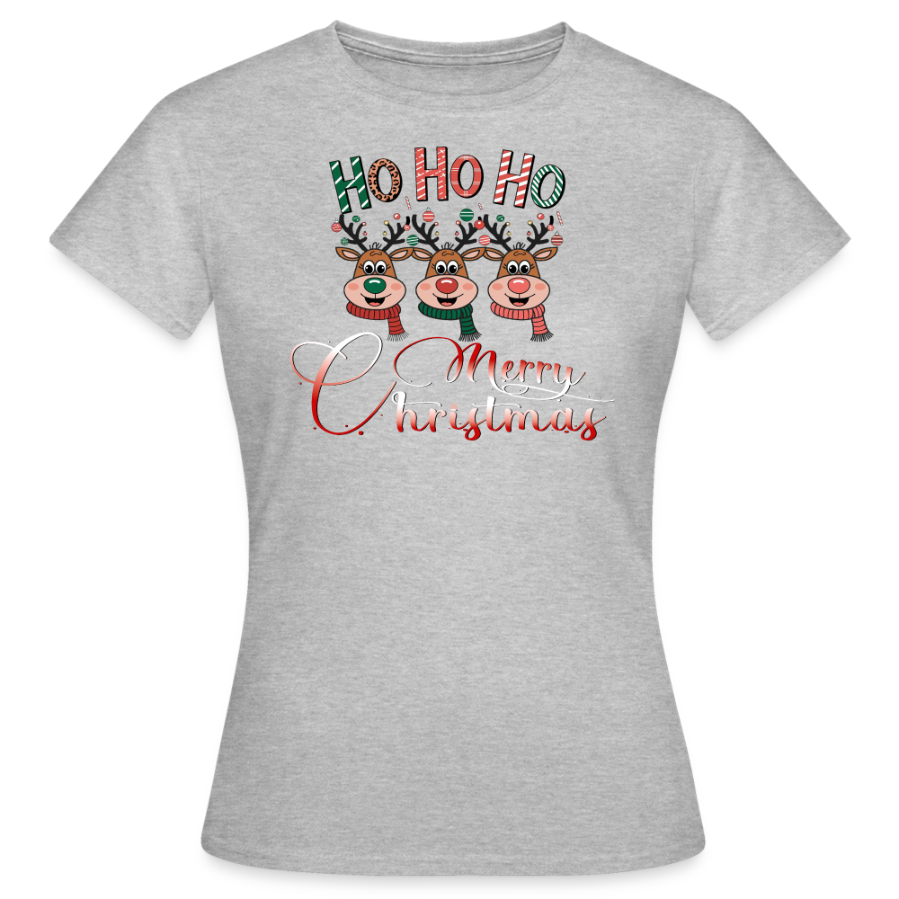 Merry Christmas T-Shirt - Grau meliert