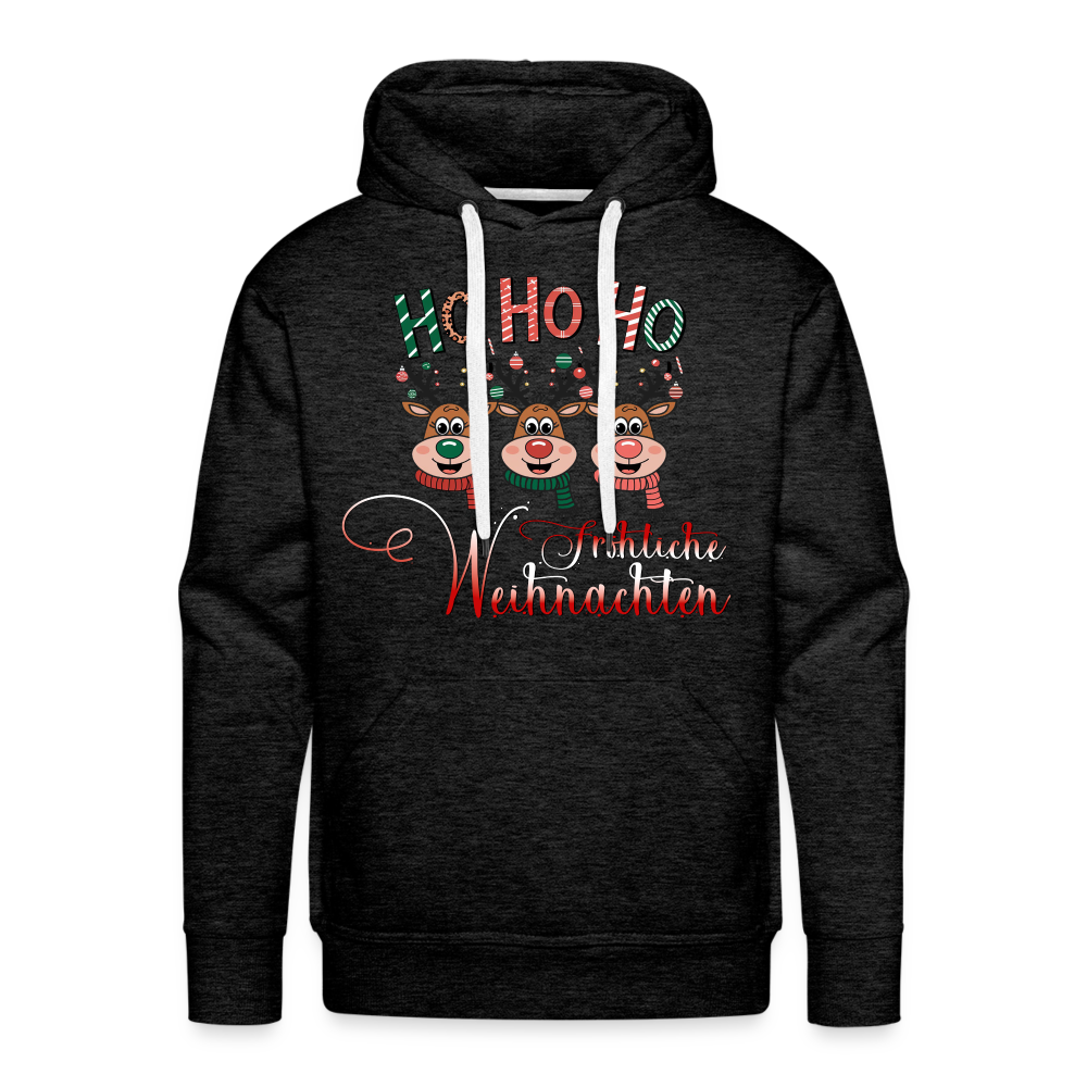 Fröhliche Weihnachten Premium Hoodie - Anthrazit