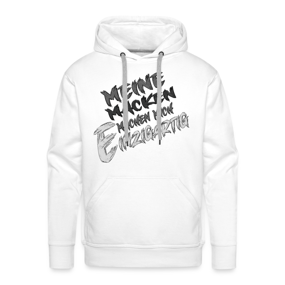 Magische Macken Premium Hoodie - Weiß