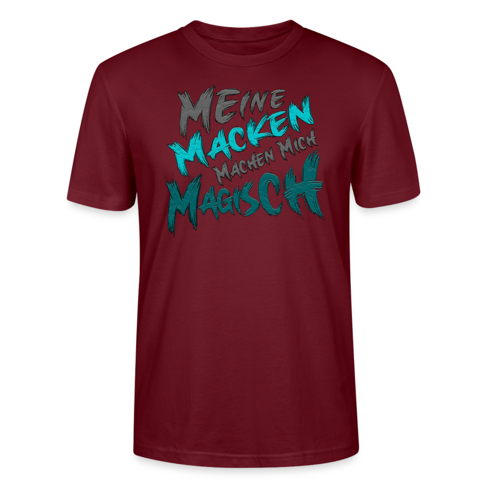 Magische Macken T-Shirt - Burgunderrot