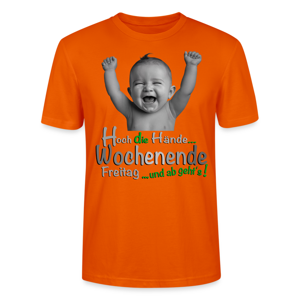 Cooles Hoch die Hände.... T-Shirt - Tieforange