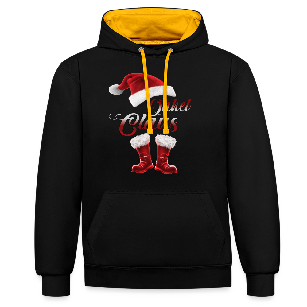 Onkel Claus Hoodie - Schwarz/Gold