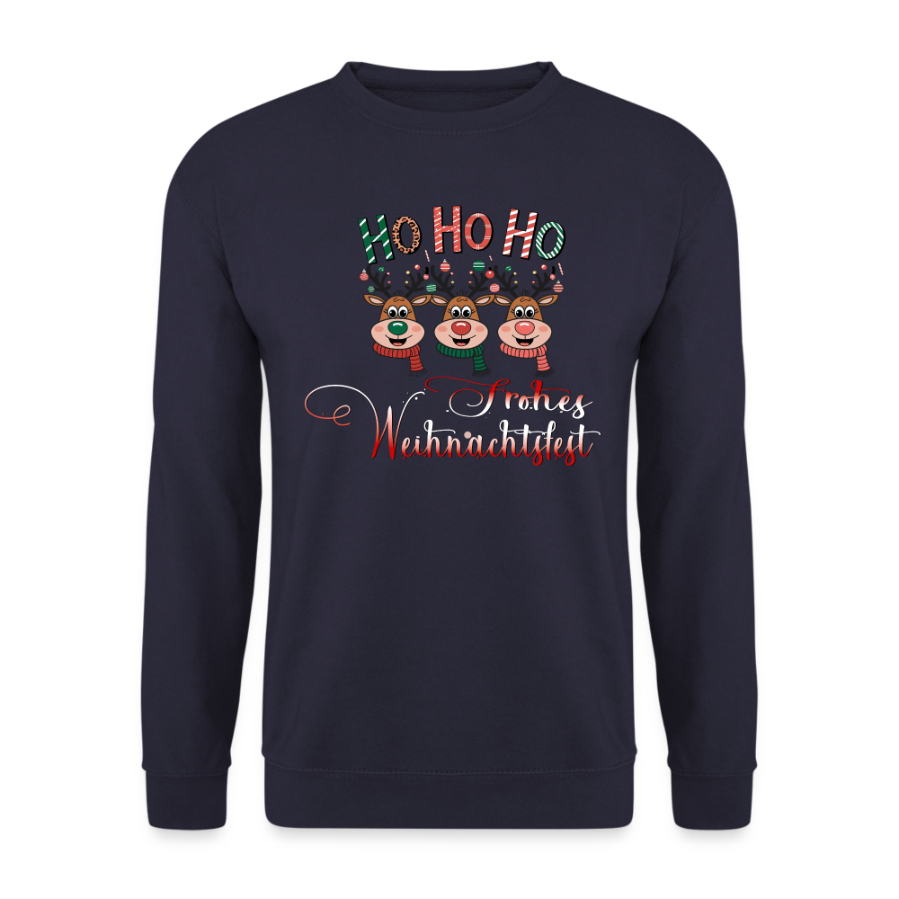 Frohes Weihnachtsfest Pullover - Navy