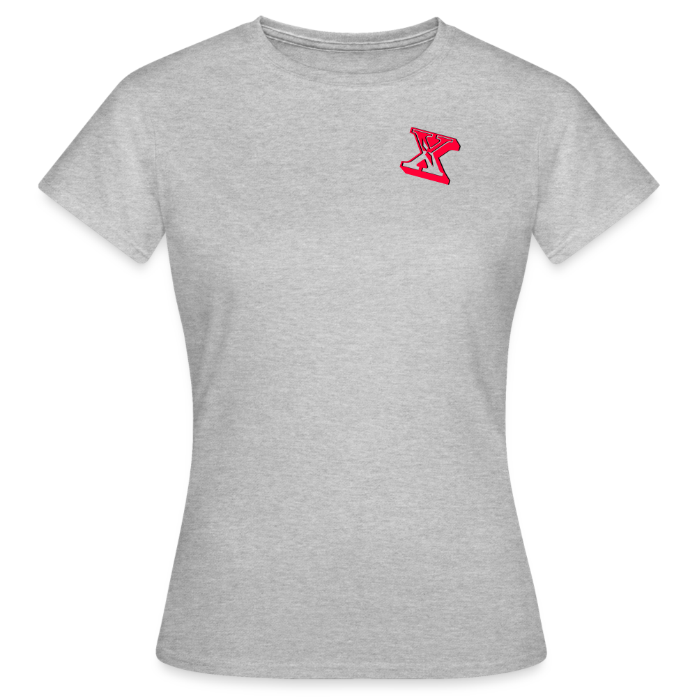 Frauen Freizeit T-Shirt - Grau meliert