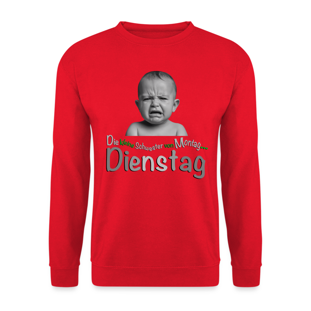 Der Sweater für für Dienstags - Rot