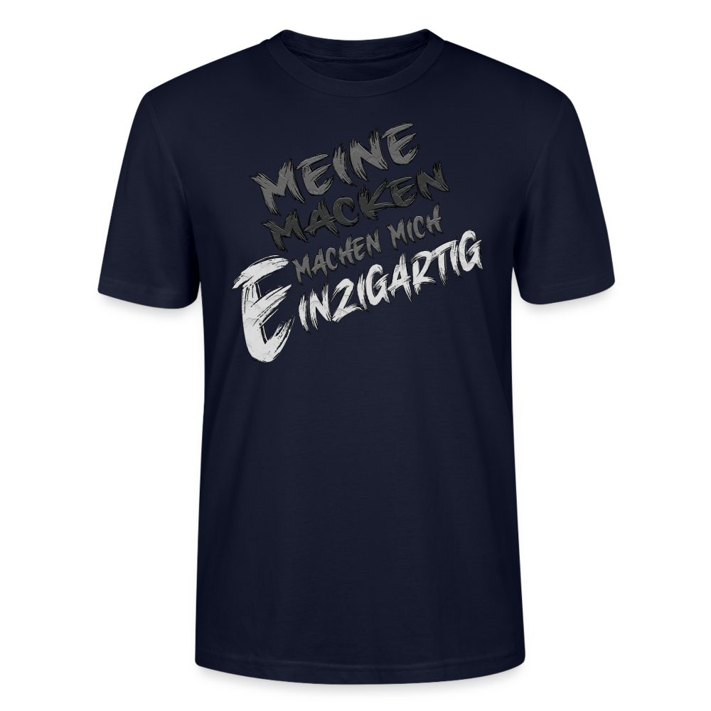 Einzigartige Macken T-Shirt - Navy