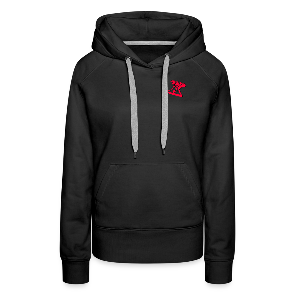 Frauen Freizeit Premium Hoodie - Schwarz