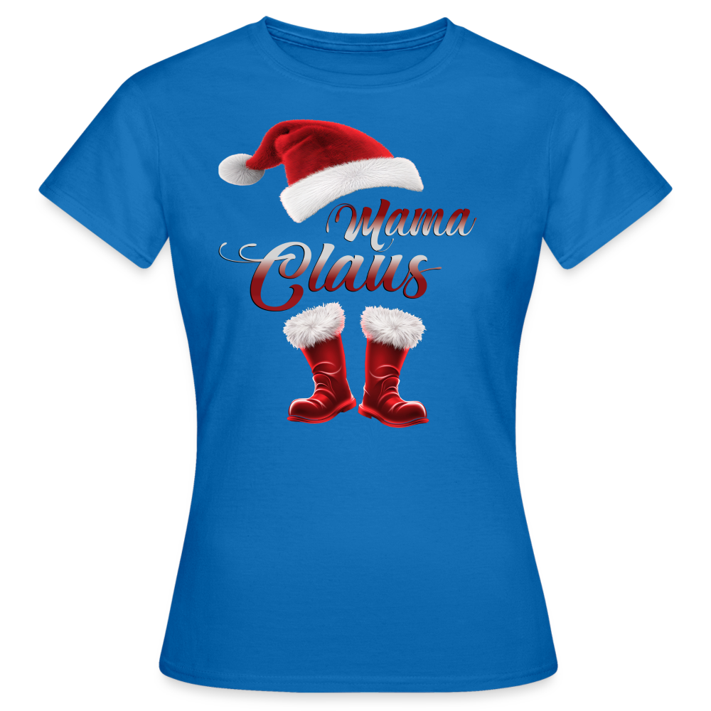 Mama Claus T-Shirt - Royalblau