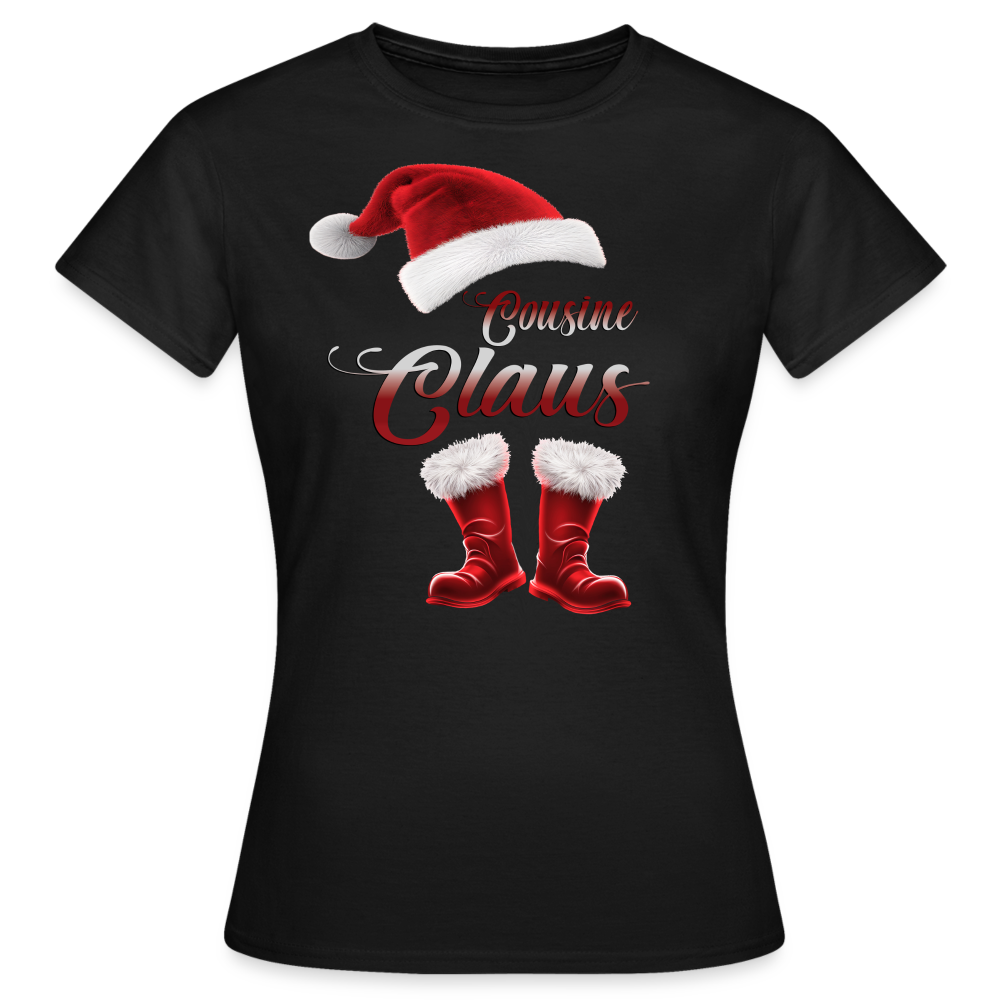 Cousin Claus T-Shirt - Schwarz