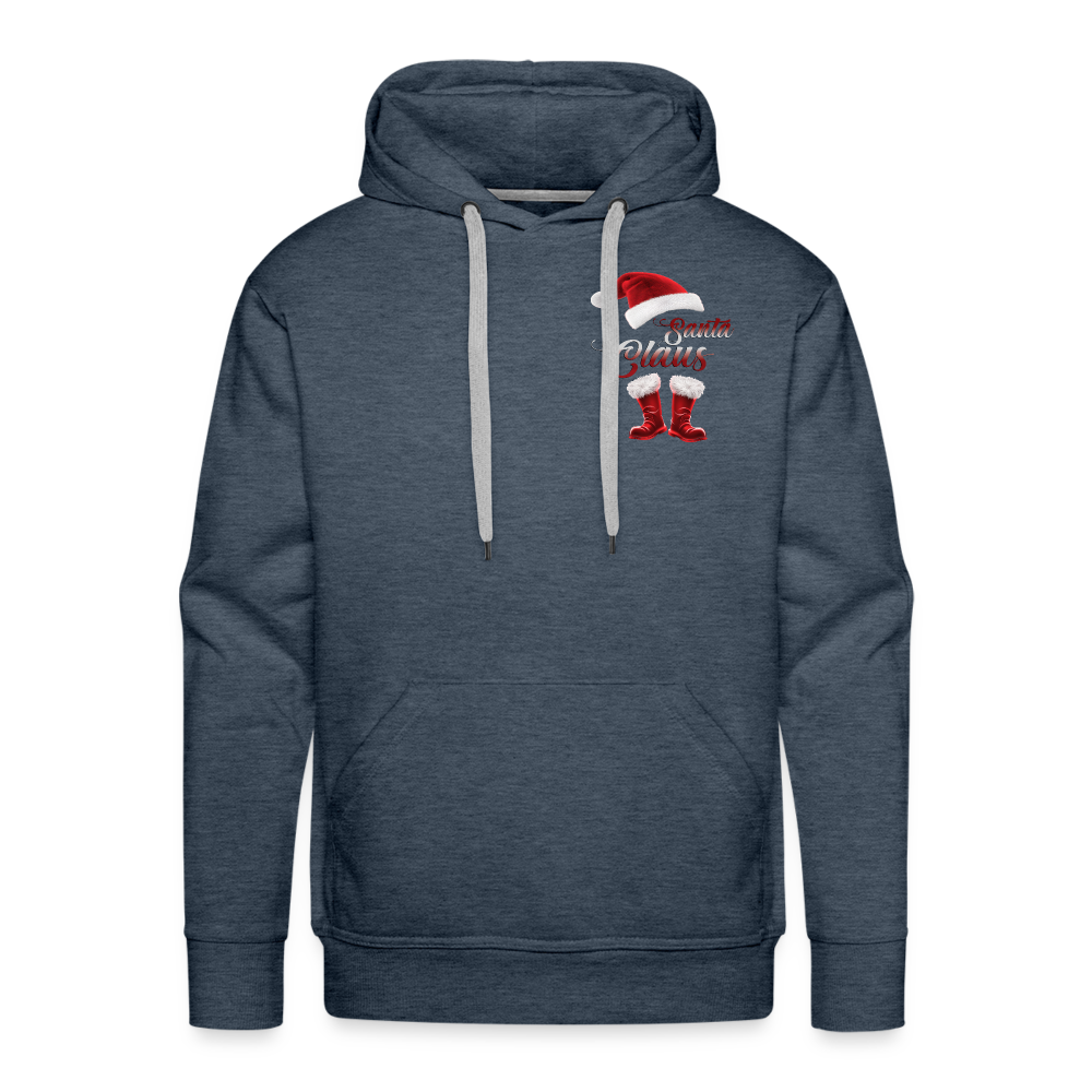 Santa Claus Premium Hoodie - Jeansblau