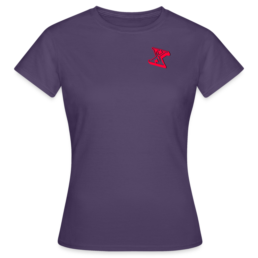 Frauen Freizeit T-Shirt - Dunkellila