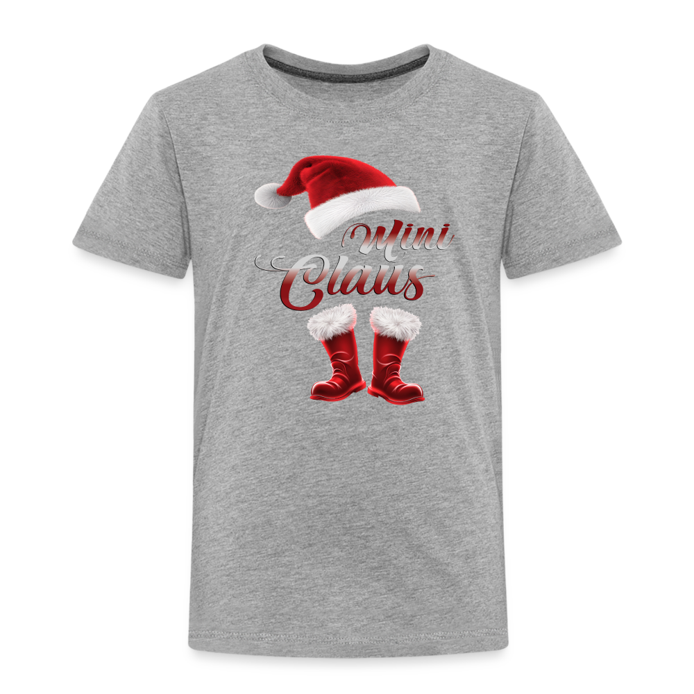 Mini Claus Kinder T-Shirt - Grau meliert