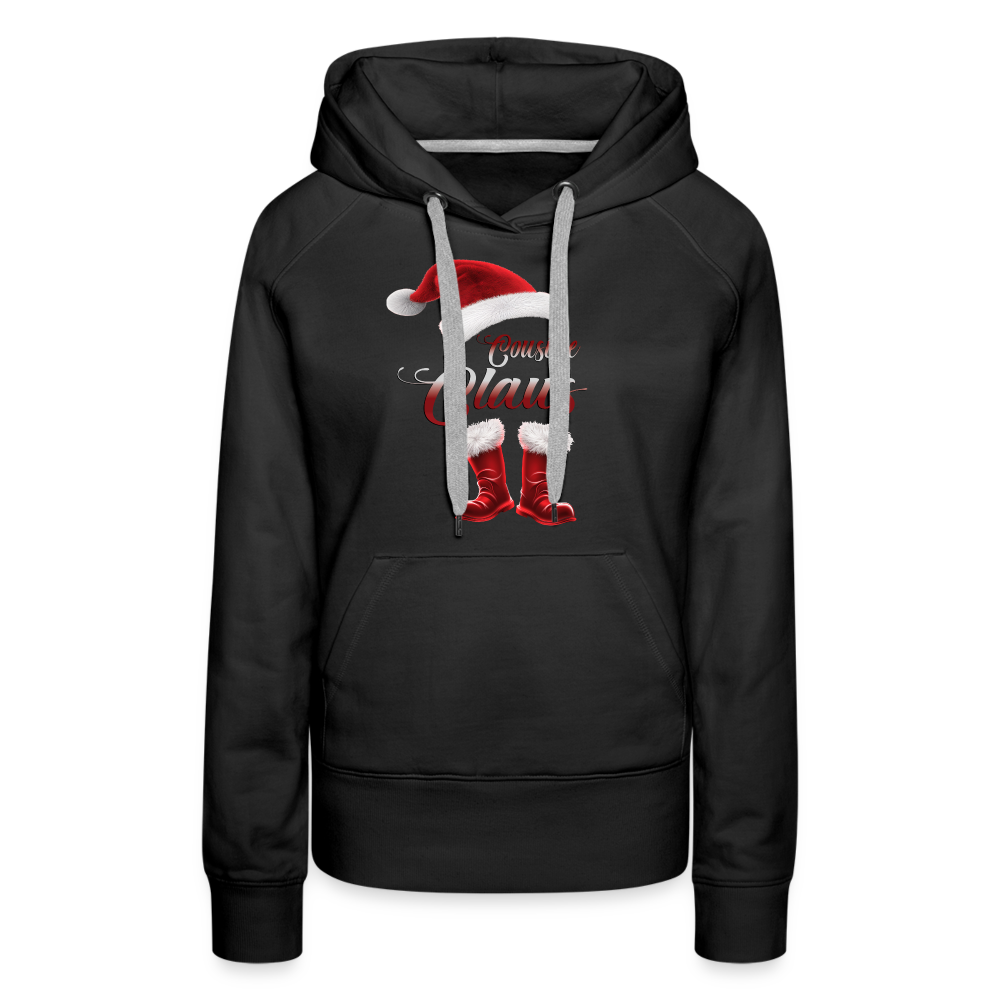 Cousine Claus Premium Hoodie - Schwarz