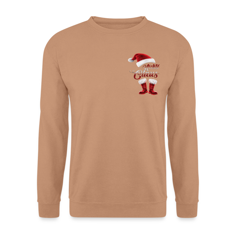 Nichte Claus Pulli für Weihnachten - Mocca