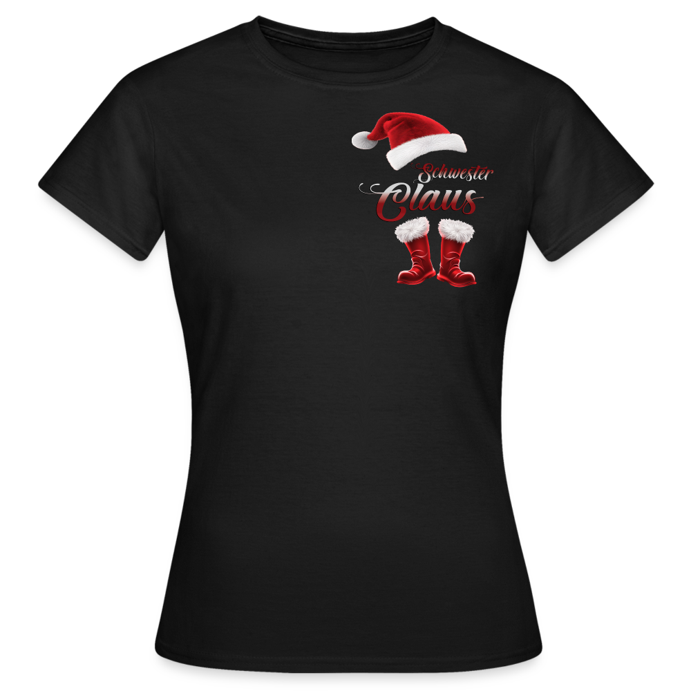 Schwester Claus Shirt - Schwarz