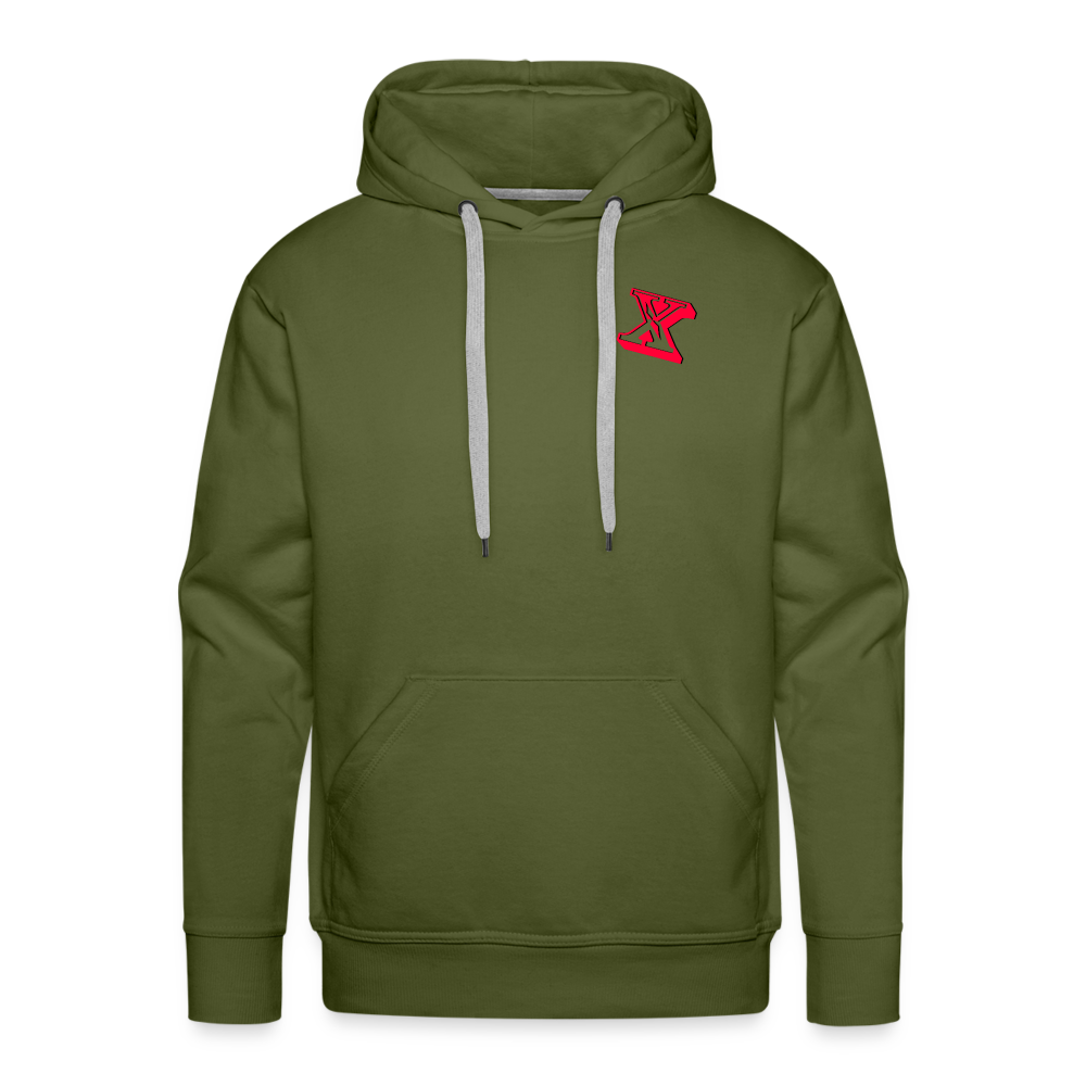 Maenner Hoodie Premium - Olivgrün