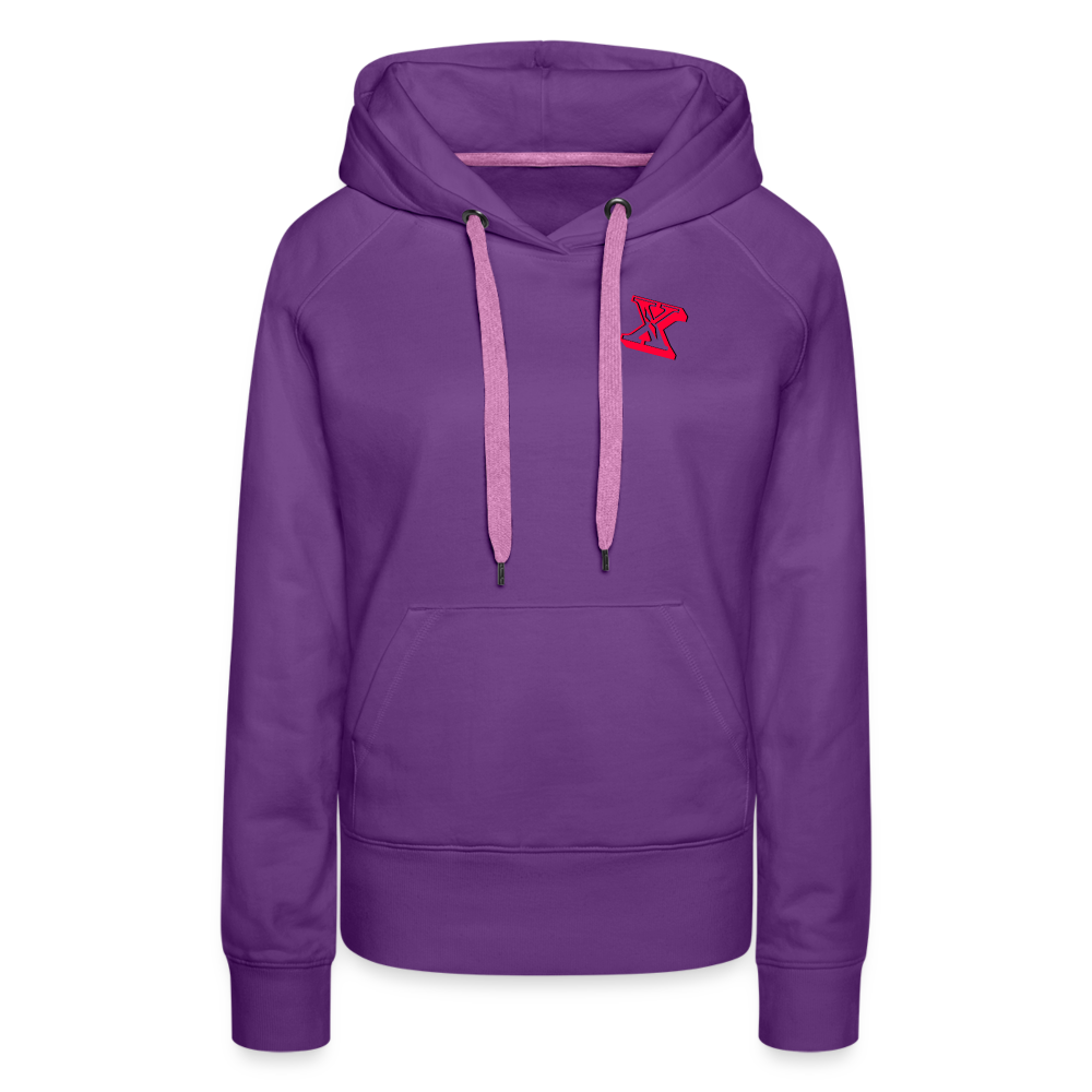 Frauen Freizeit Premium Hoodie - Purple