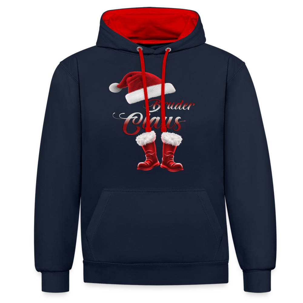 Bruder Claus Hoodie - Navy/Rot