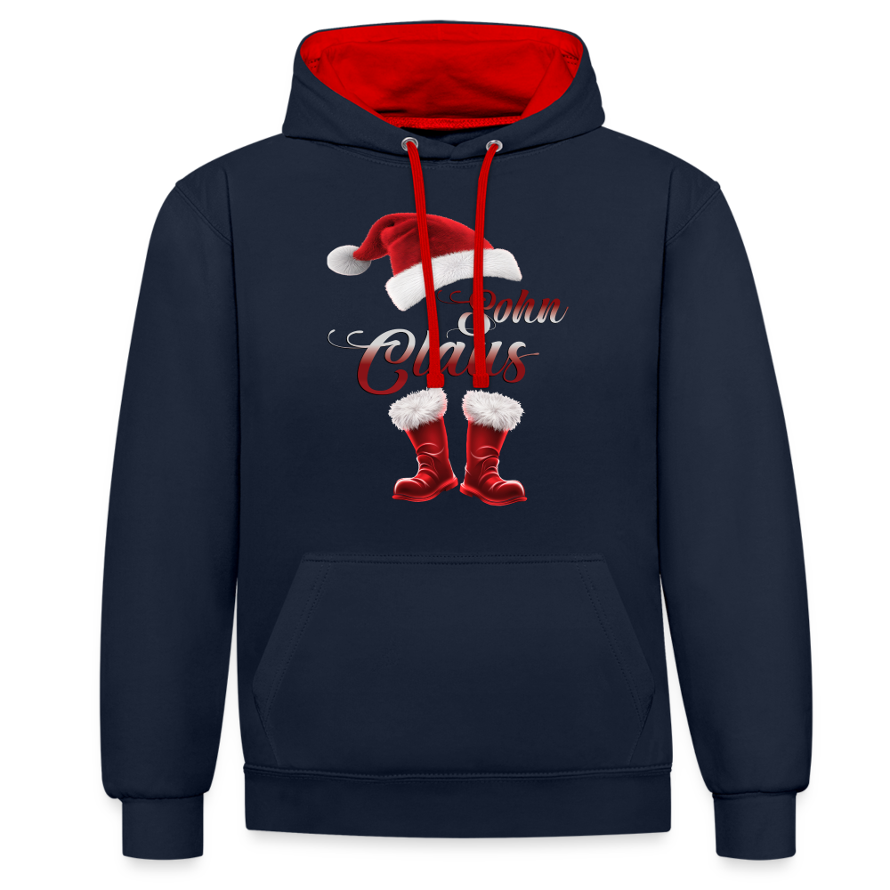 Sohn Claus Hoodie - Navy/Rot