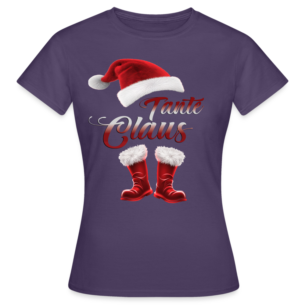 Santa Claus Shirt - Dunkellila