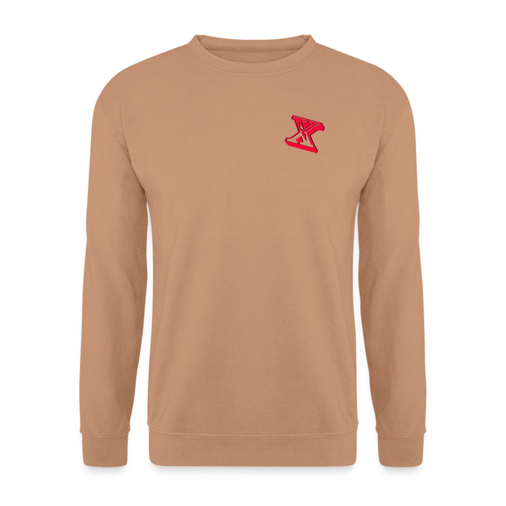 Cooler Freizeit Pullover - Mocca