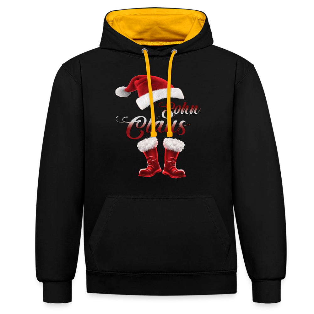 Sohn Claus Hoodie - Schwarz/Gold