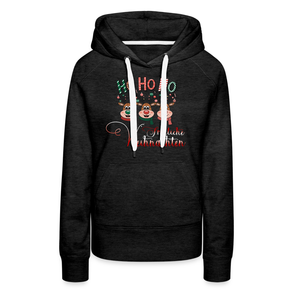 Fröhliche Weihnachten Premium Hoodie - Anthrazit