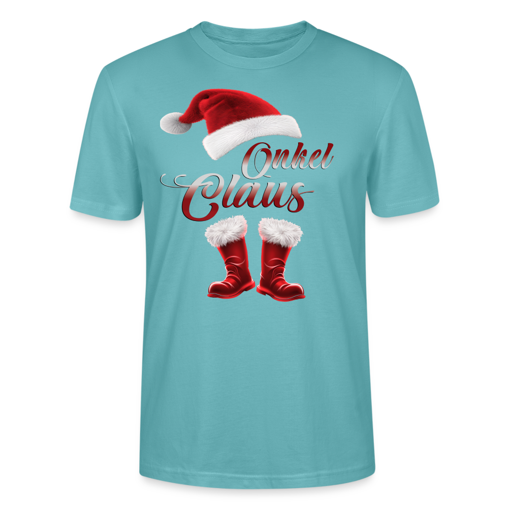 Onkel Claus T-Shirt - Pastelltürkis