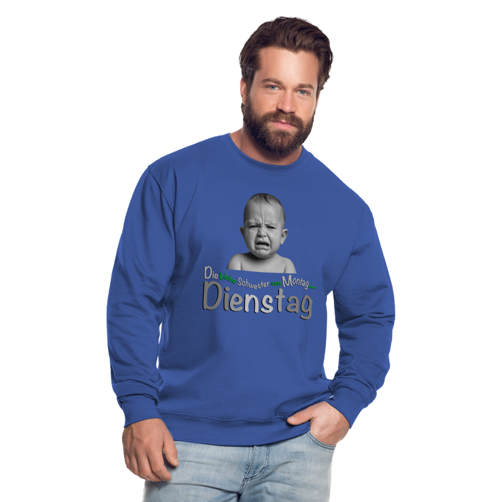 Der Sweater für für Dienstags - Royalblau