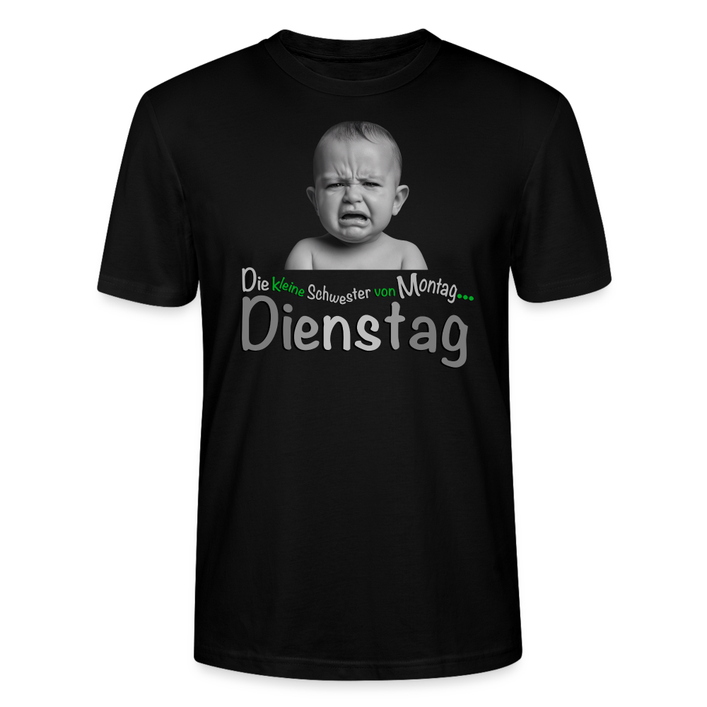 Das T-Shirt für Dienstags - Schwarz