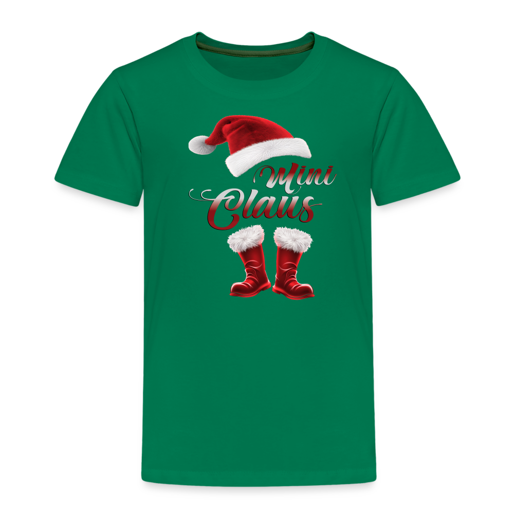 Mini Claus Kinder T-Shirt - Kelly Green