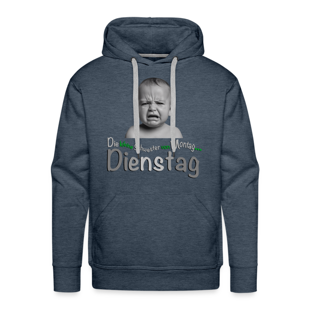 Der Hoodie für Dienstags - Jeansblau