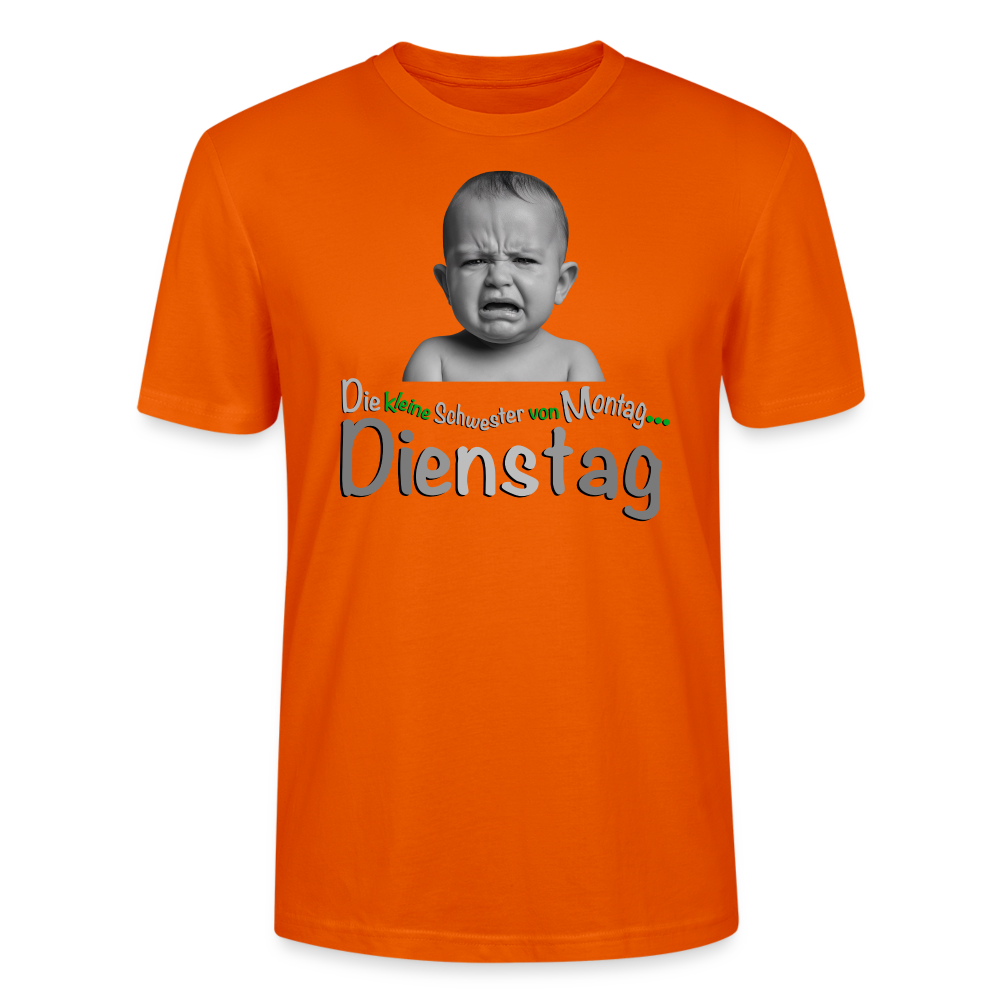 Das T-Shirt für Dienstags - Tieforange