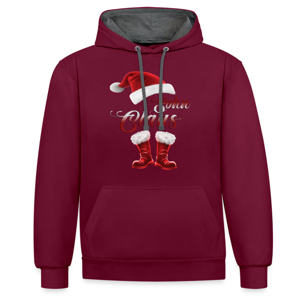 Sohn Claus Hoodie - Weinrot/Anthrazit